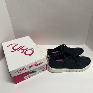 New RYKA Haiku cami print black sneakers Size 7.5